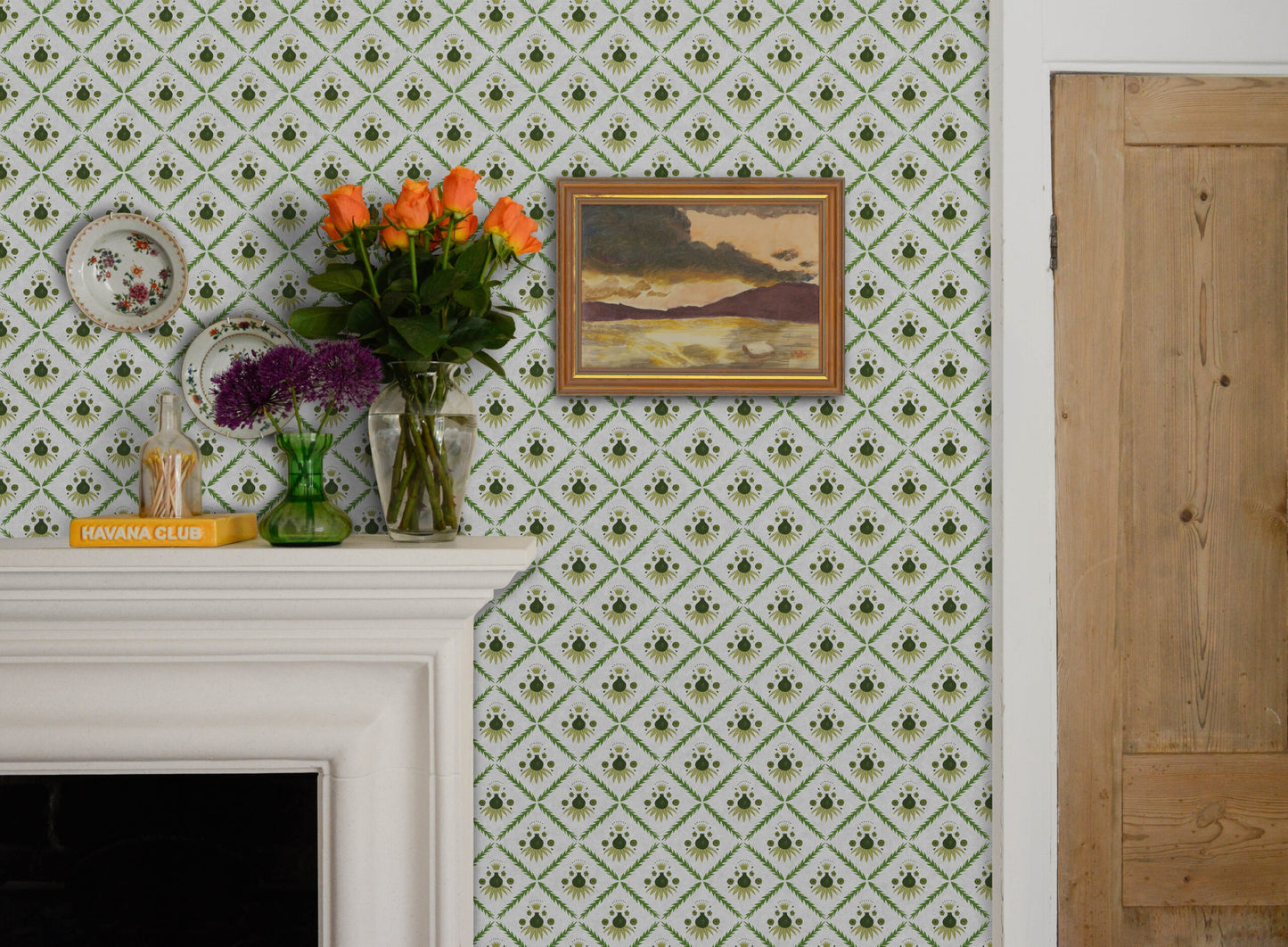 Pome Wallpaper, Moss, Roll