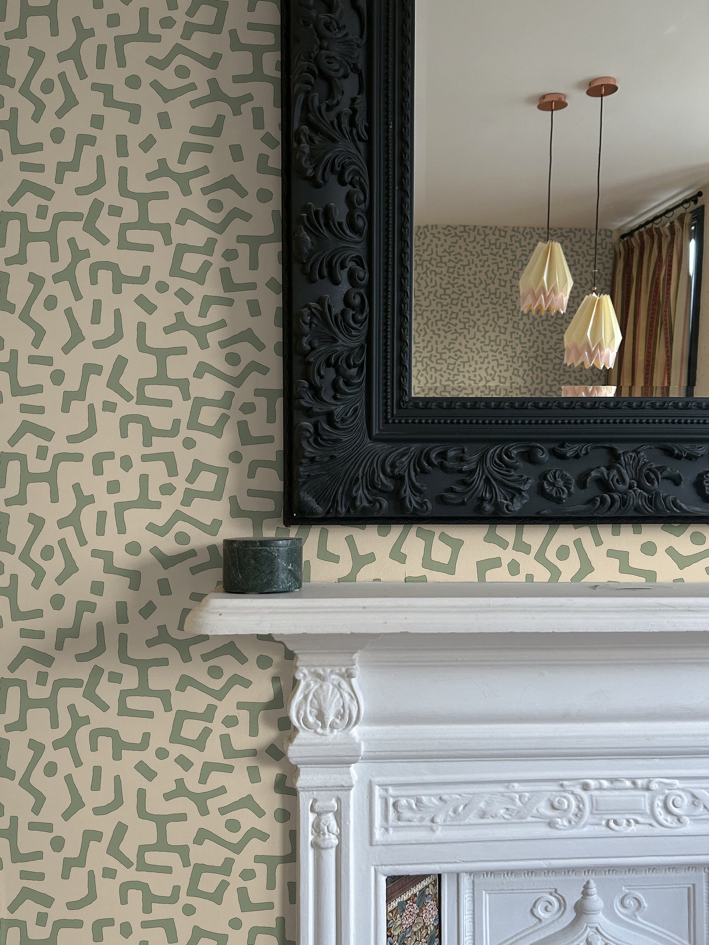 Raphia Wallpaper, Palm, Roll
