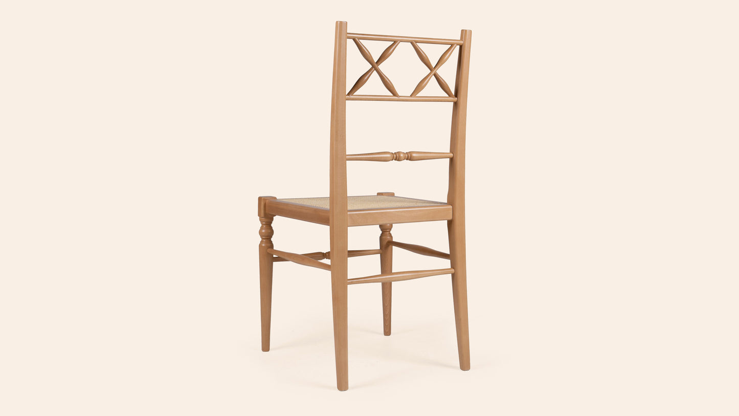 Pair of Chiara Dining Chairs, Natural
