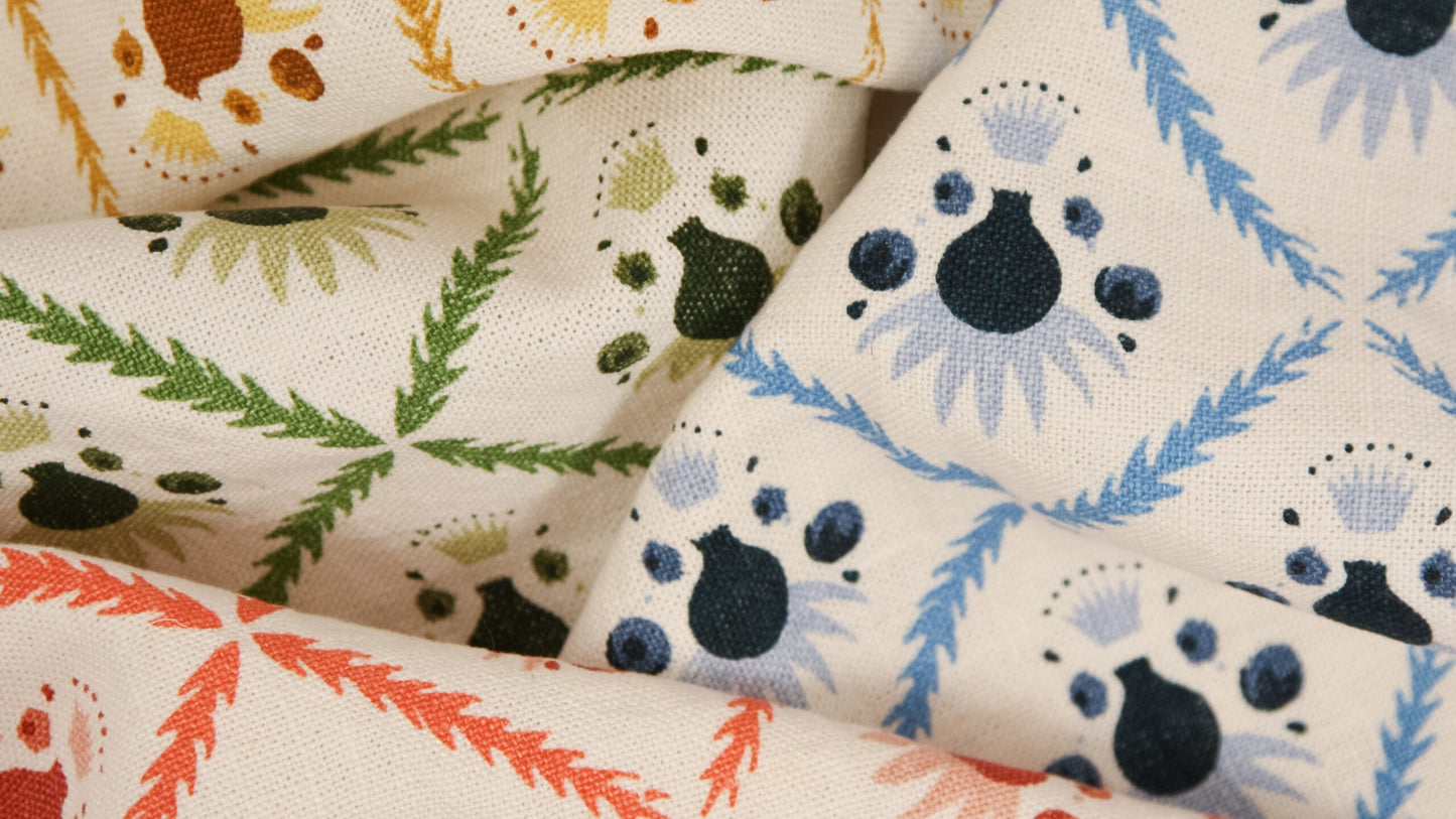 Pome Linen, Oxford Blue, Metre