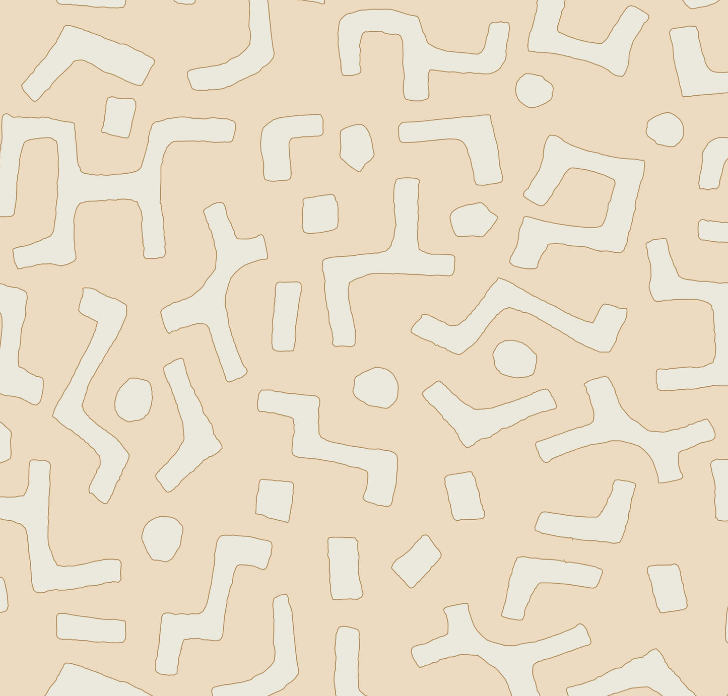 Raphia Wallpaper, Powder, Roll