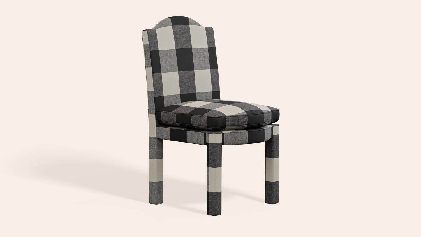 Pair of Leo Dining Chairs, Pepper