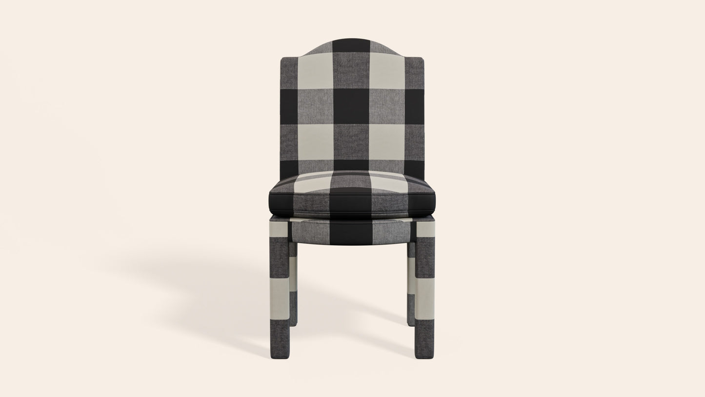 Pair of Leo Dining Chairs, Pepper