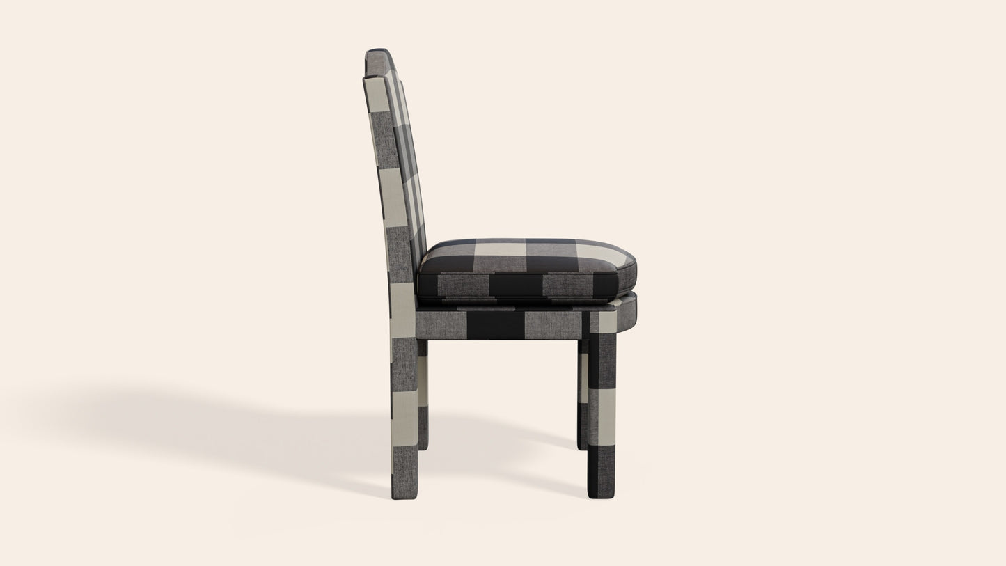 Pair of Leo Dining Chairs, Pepper