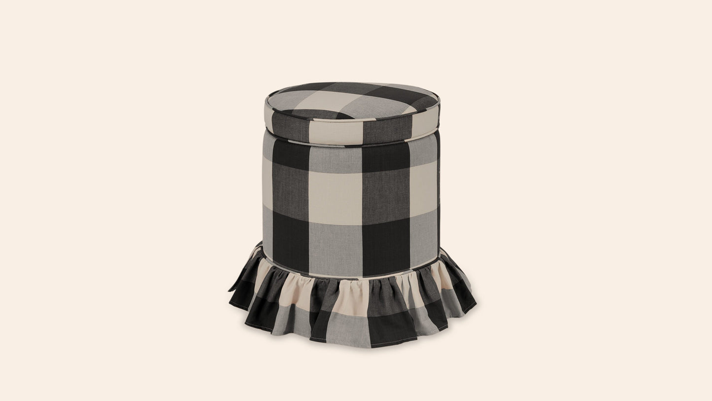 Aurora Footstool, Pepper
