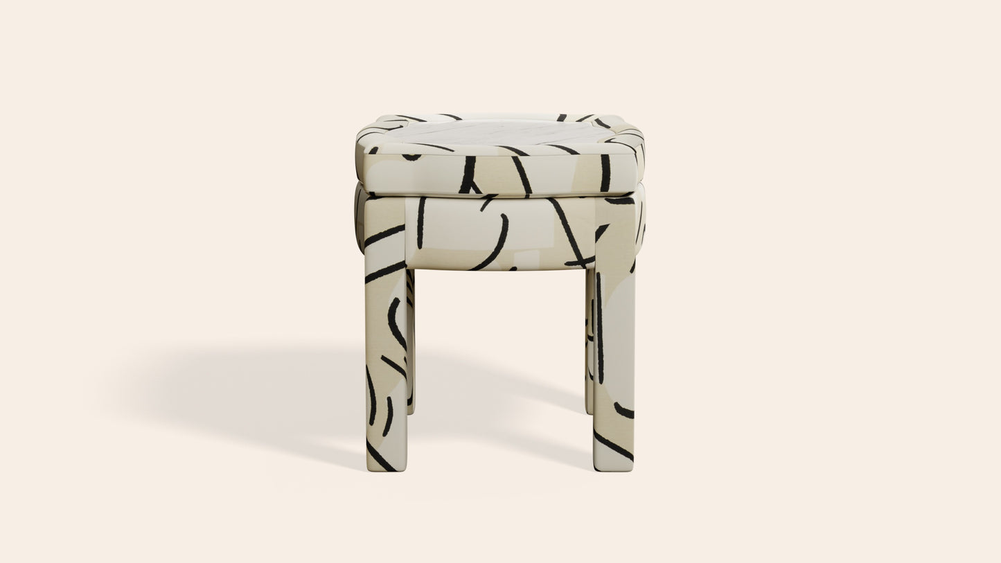 Piero Footstool, Coconut