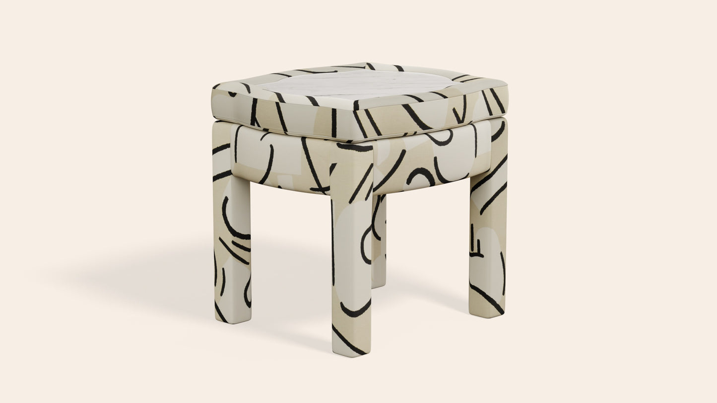 Piero Footstool, Coconut