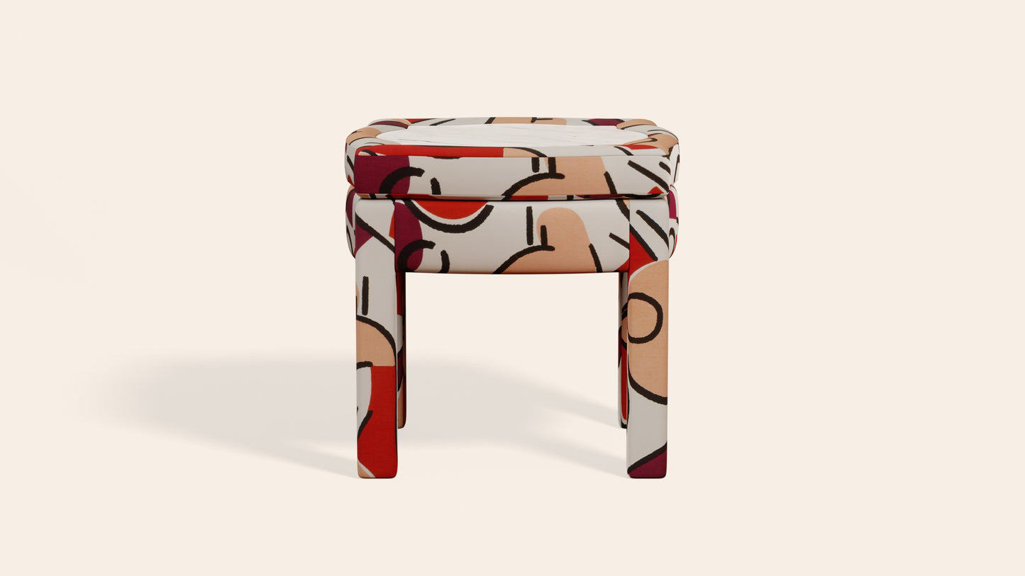 Piero Footstool, Grenadine