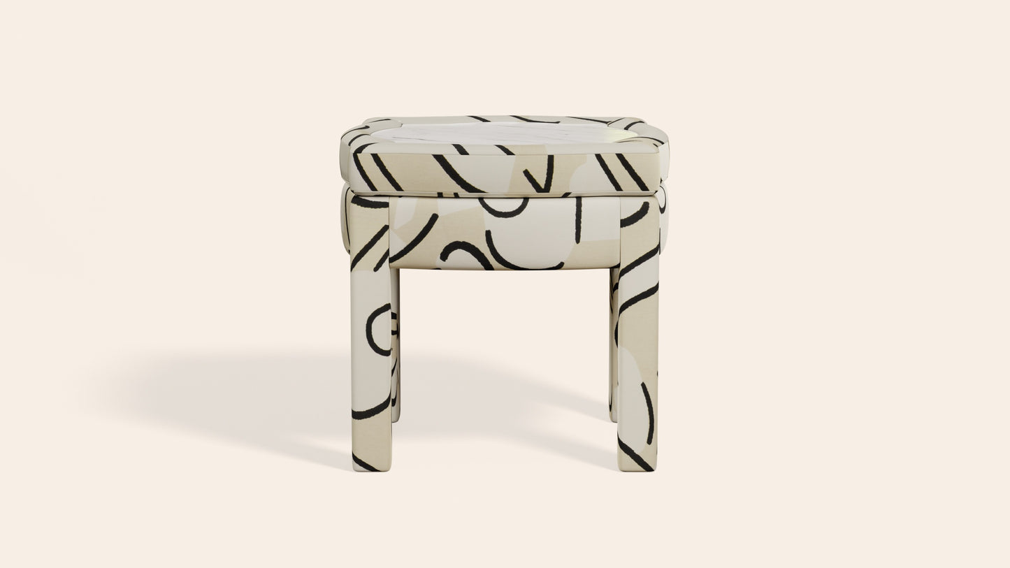Piero Footstool, Coconut