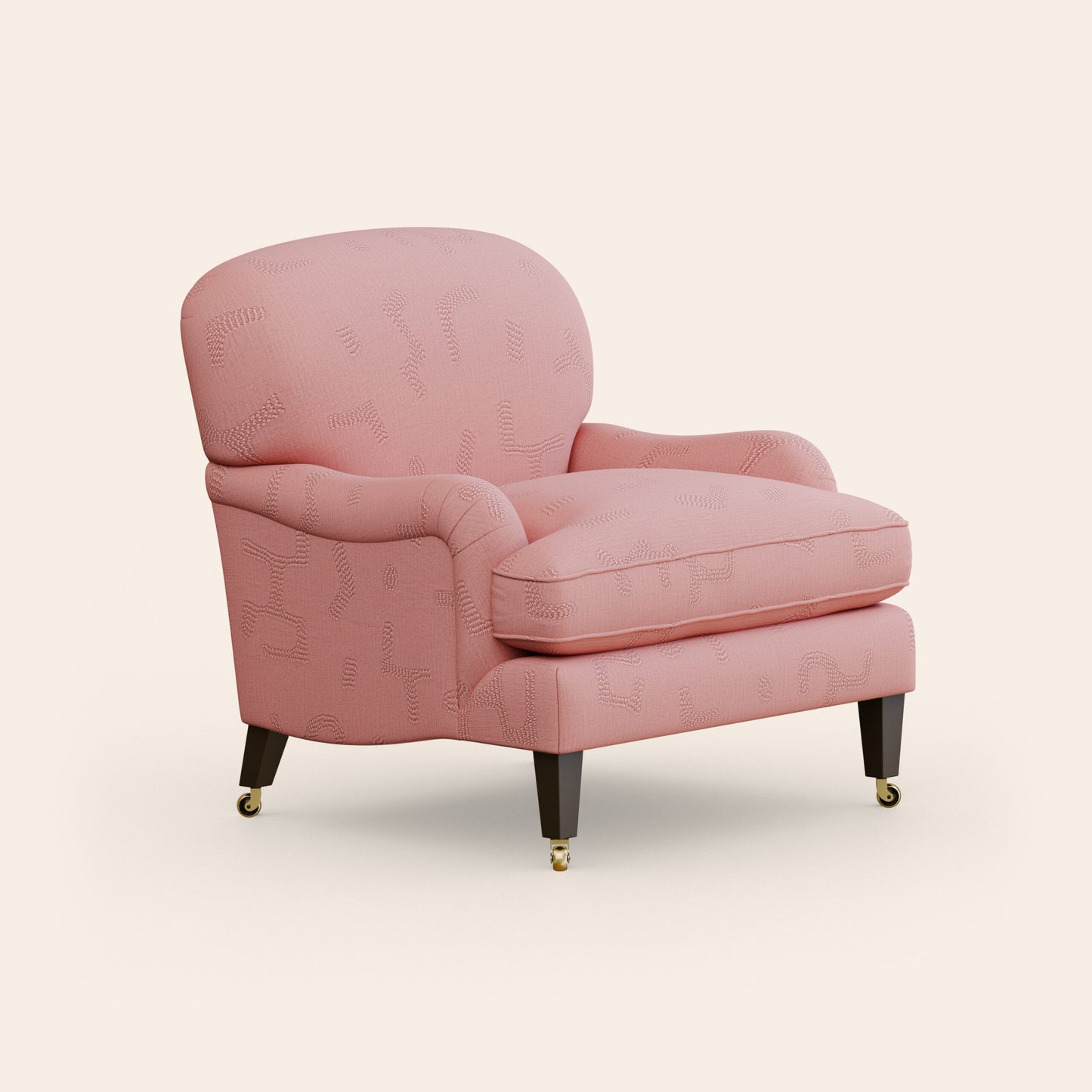Sofia Armchair, Raphia, Clay