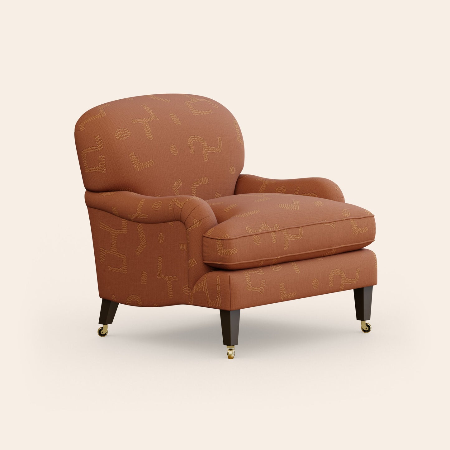 Sofia Armchair, Raphia, Tobacco