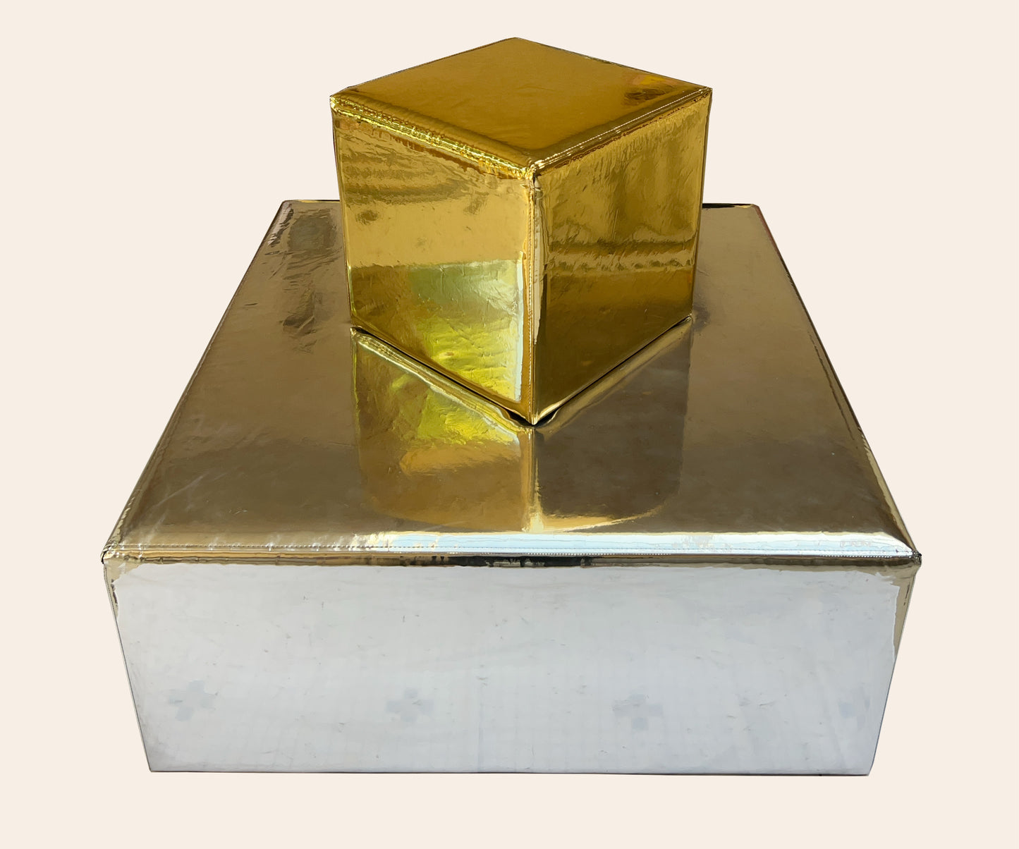 DISCO Footstool, Chrome