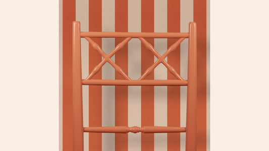 Sonia Stripe Wallpaper, Ginger, Roll