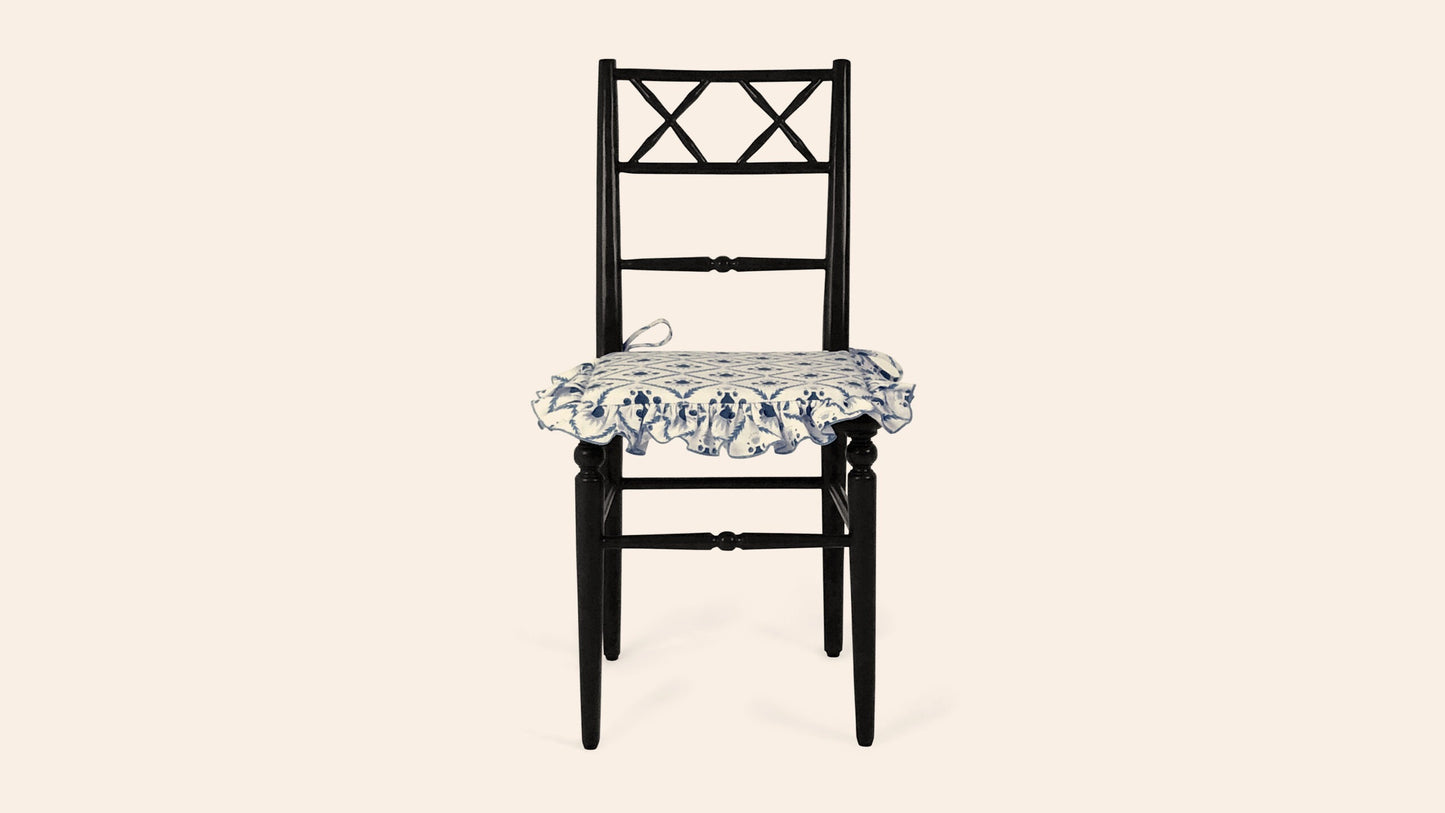 Pair of Chiara Dining Chairs, Charcoal