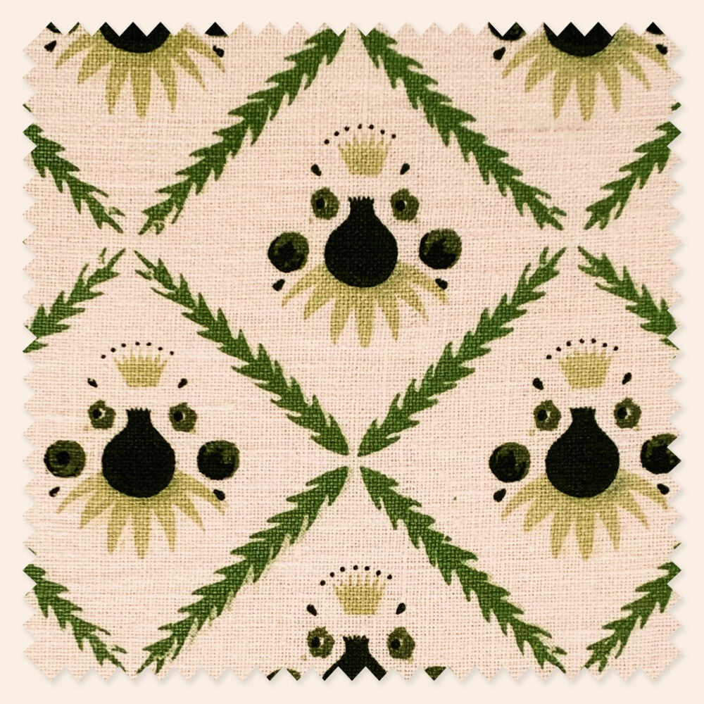 Aurora Footstool, Moss