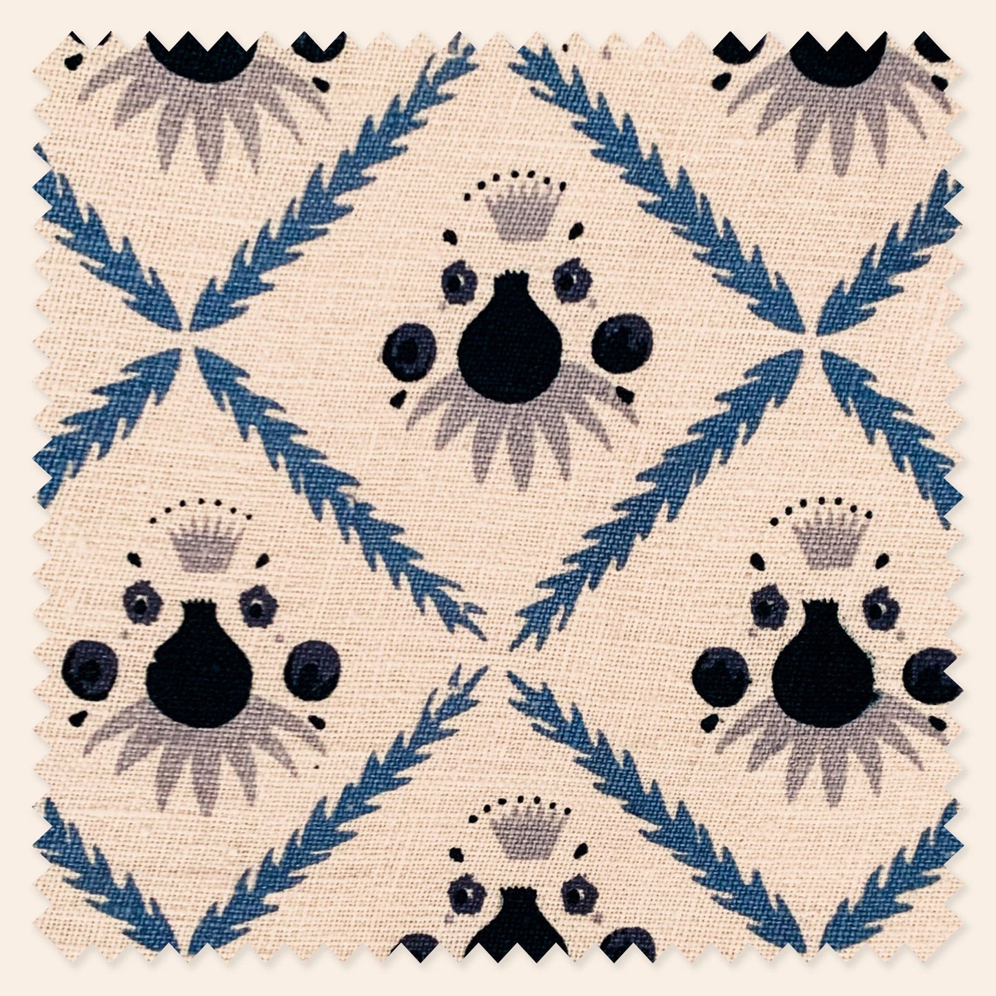 Pome Linen, Oxford Blue, Metre