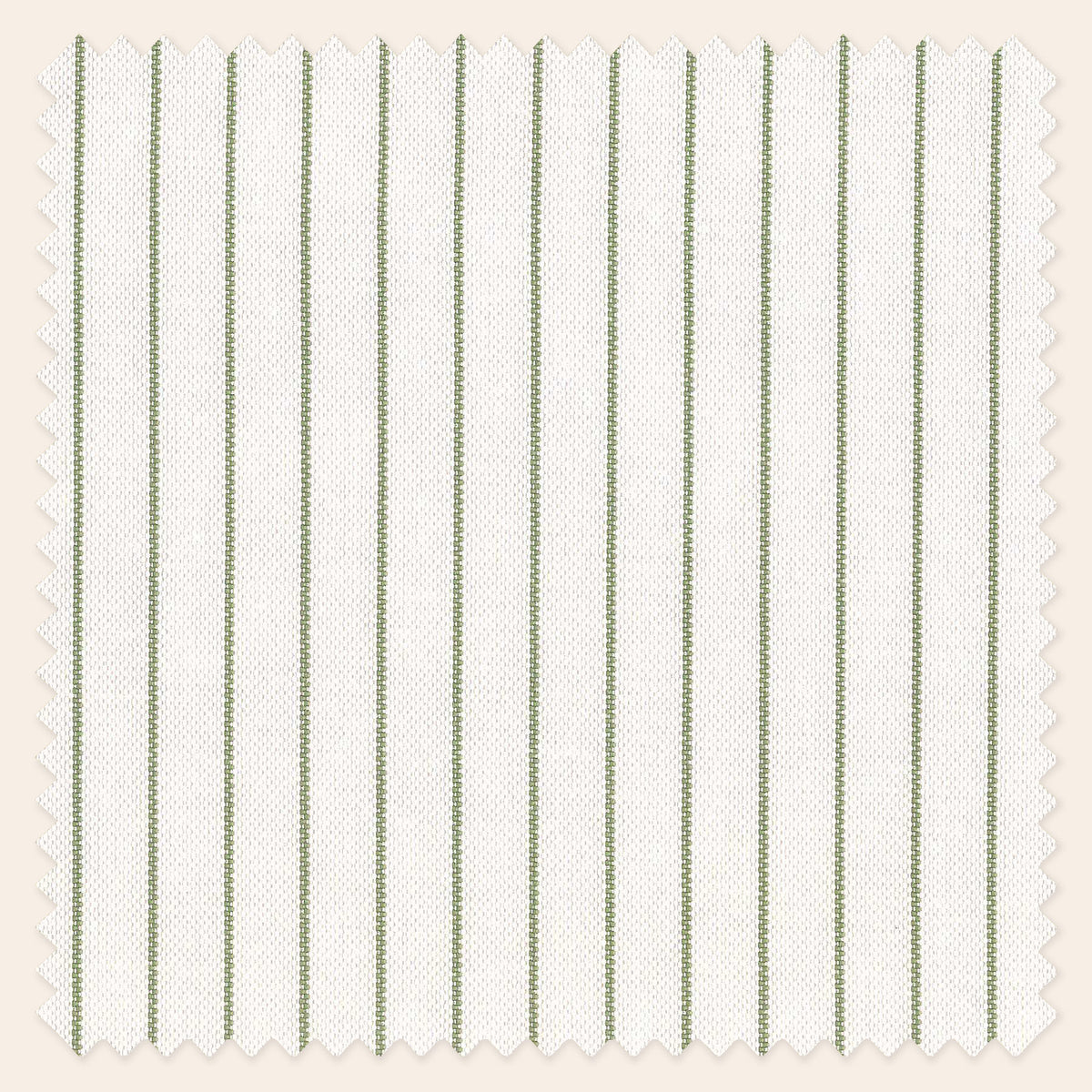 Panarea Armchair in Isola, Green & Cream Striped Upholstery