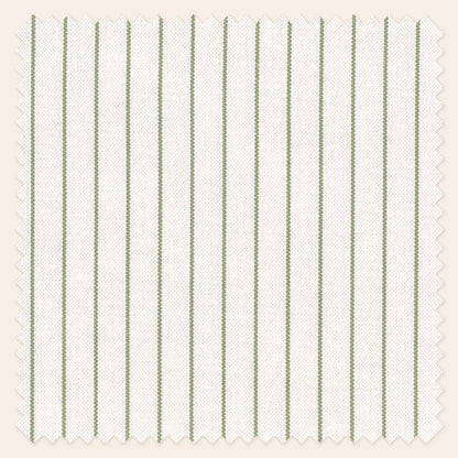 Panarea Armchair in Isola, Green & Cream Striped Upholstery