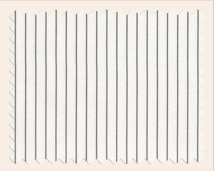 Panarea Armchair in Isola, Green & Cream Striped Upholstery