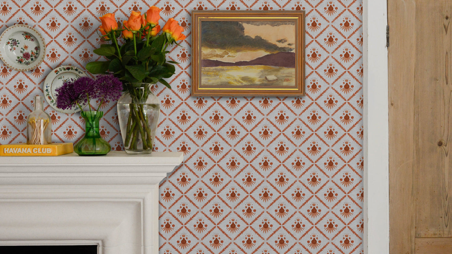 Pome Wallpaper, Dusky Pink, Roll