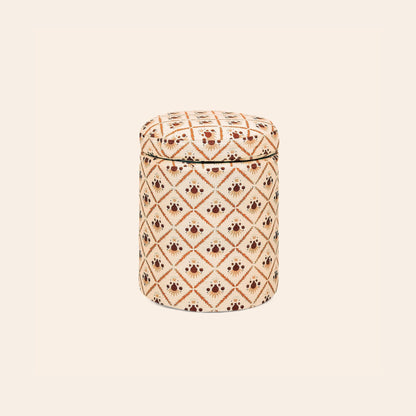 Aurora Footstool, Dusky Pink