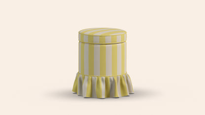 Aurora Footstool, Citron