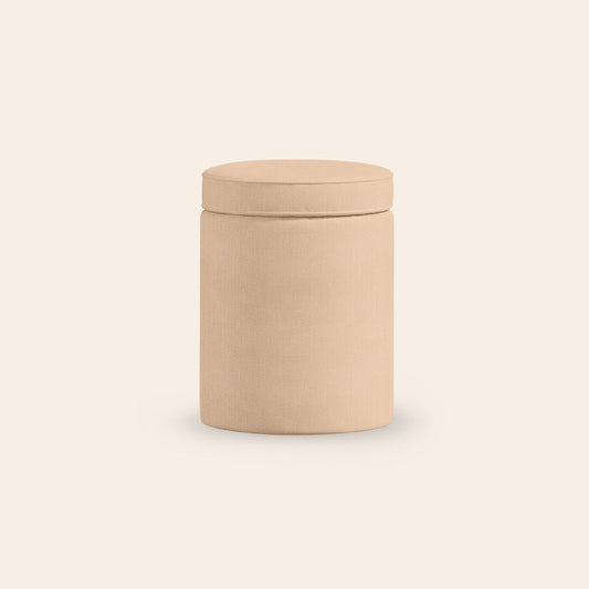 Aurora Footstool, Rose