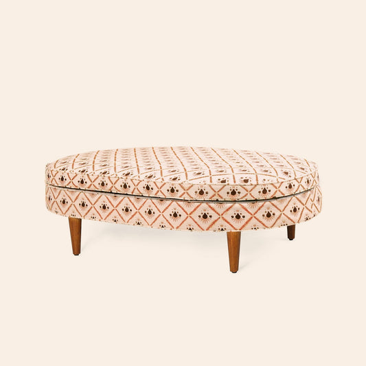Carlotta Ottoman, Dusky Pink