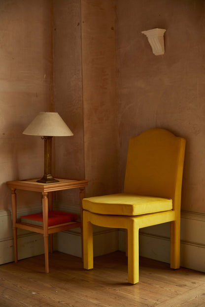 Pair of Leo Dining Chairs, Zucchini Velvet