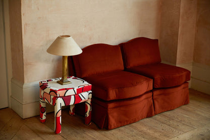 Felix Slipper Chair, Cinnamon Velvet