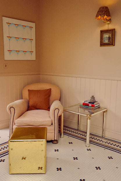 DISCO Footstool, Gold