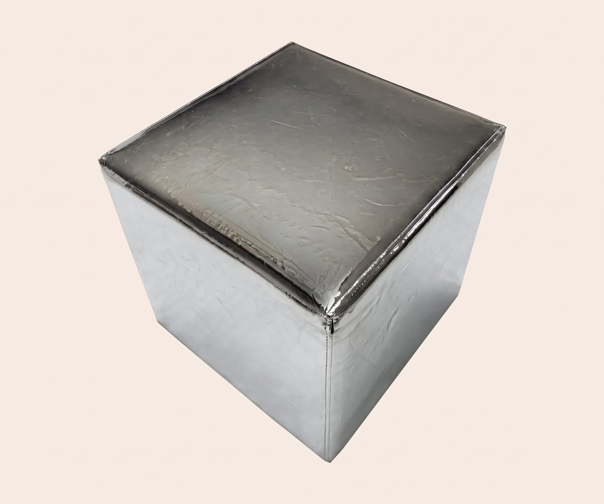 DISCO Footstool, Chrome