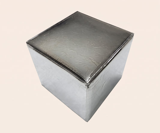 DISCO Footstool, Chrome