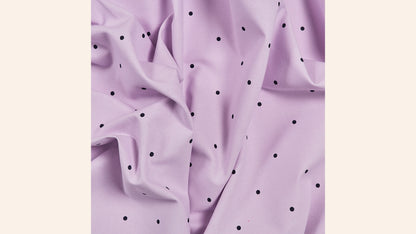 Aurora Footstool, Parma Violet