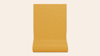 Dolce Daisies Wallpaper, Cannoli, Sample