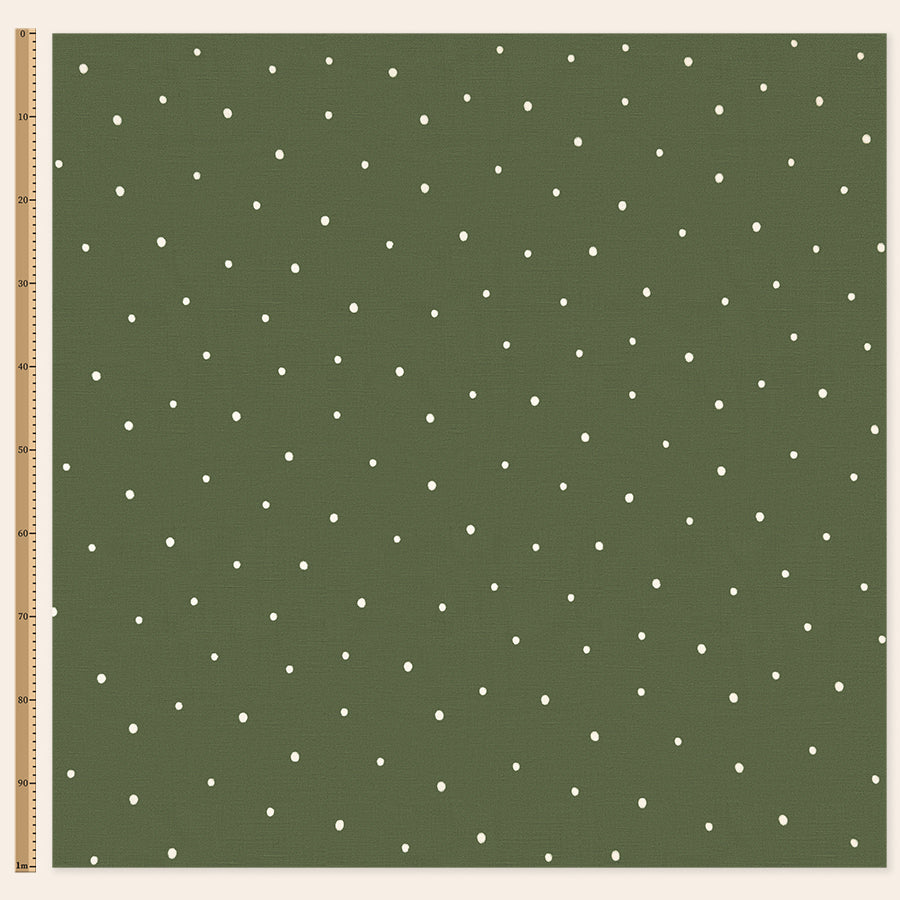 Dolce Daisies Fabric, Pistachio, Sample
