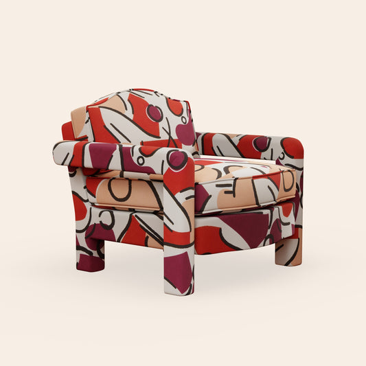 Elio Armchair, Grenadine