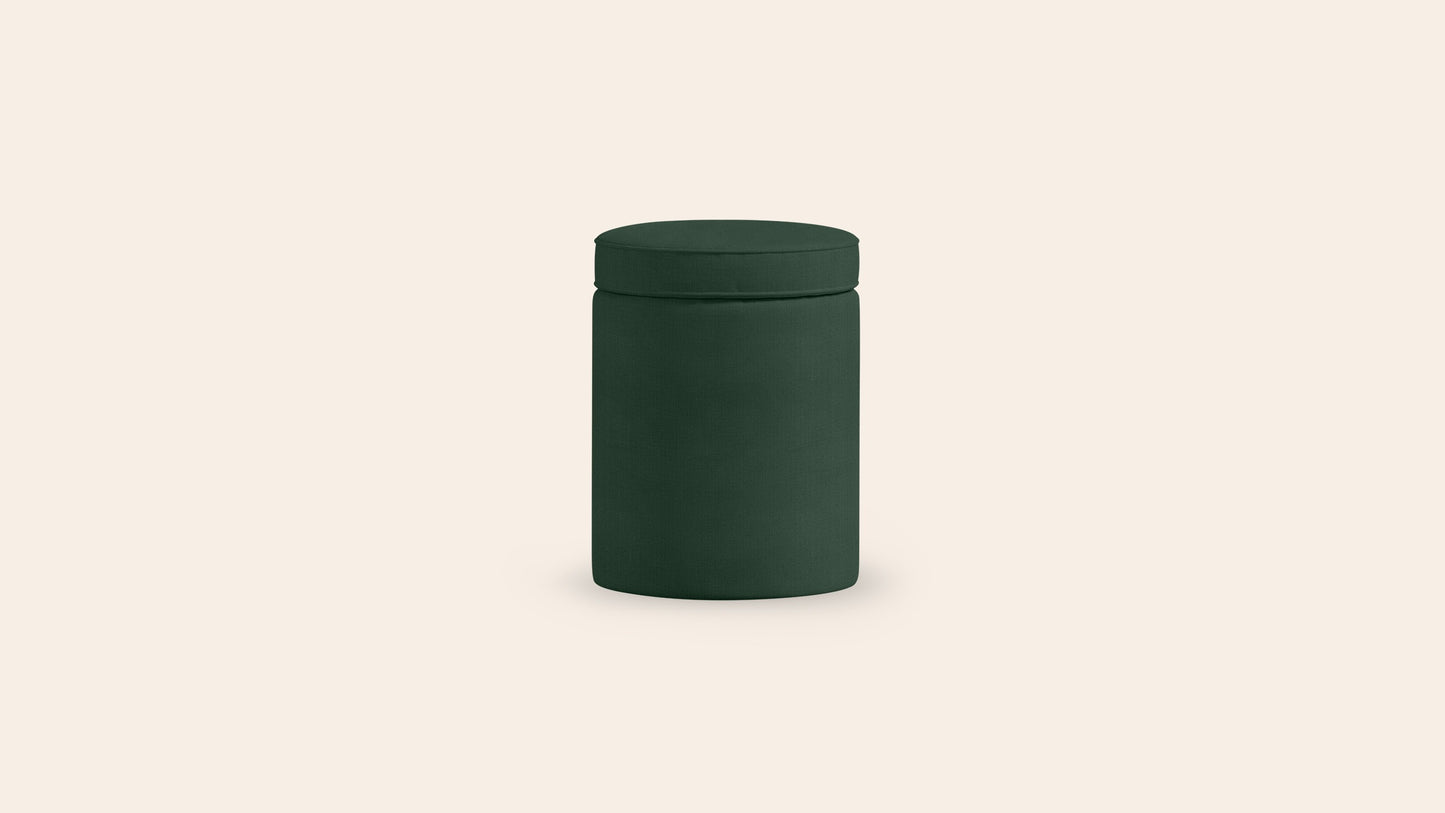 Aurora Footstool, Olive