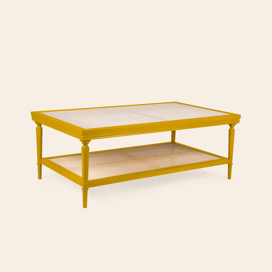 Gaia Coffee Table, Mustard