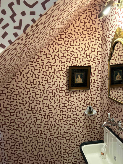 Raphia Wallpaper, Tobacco, Roll