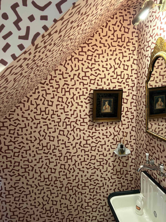 Raphia Wallpaper, Tobacco, Roll