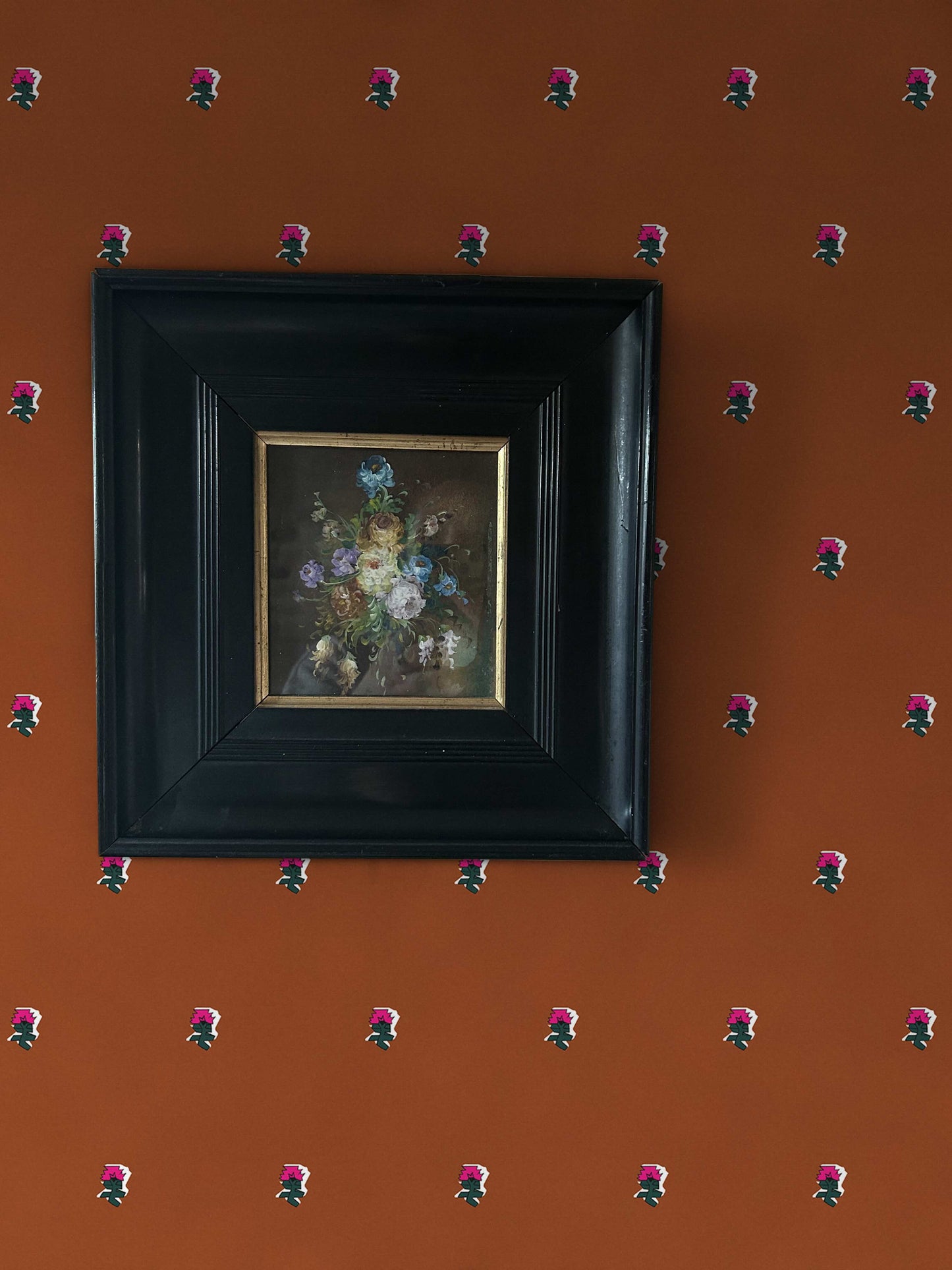 Pixel Posey Wallpaper, Camellia, Roll