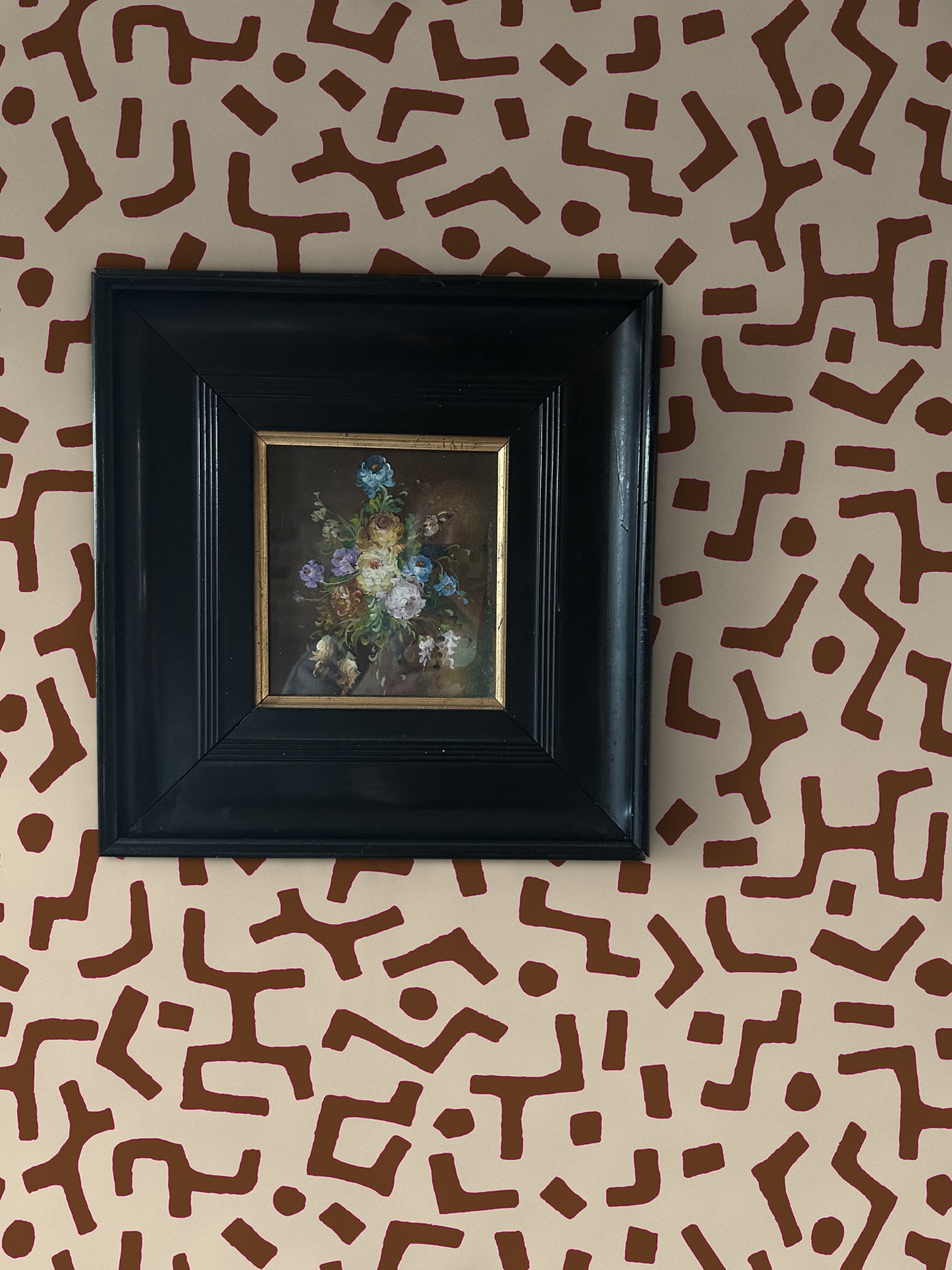 Raphia Wallpaper, Tobacco, Roll