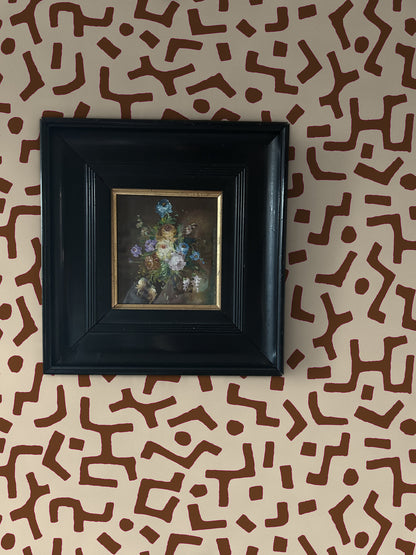 Raphia Wallpaper, Tobacco, Roll