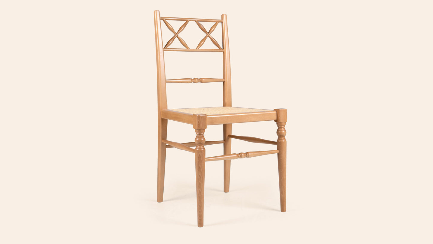 Pair of Chiara Dining Chairs, Natural