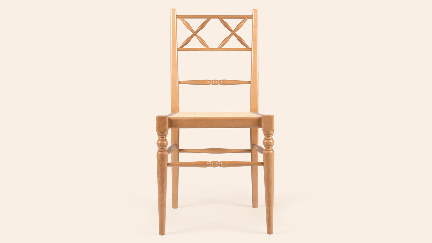 Pair of Chiara Dining Chairs, Natural