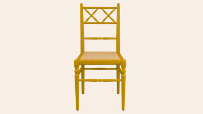 Pair of Chiara Dining Chairs, Mustard