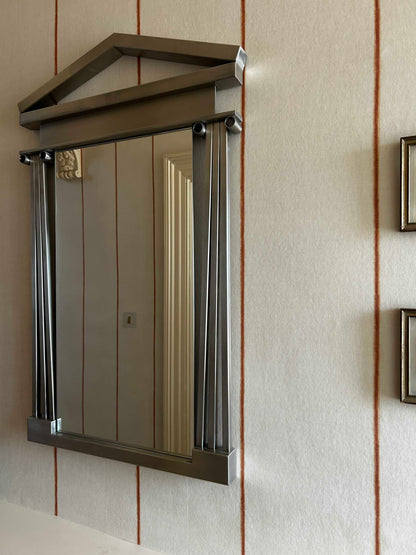 Specchio Mirror, Brushed Chrome