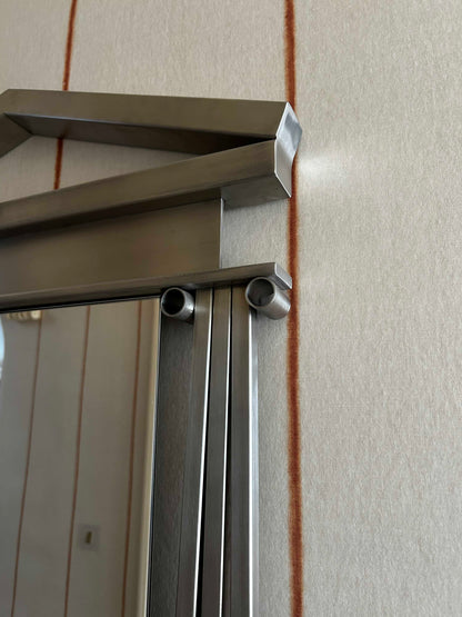Specchio Mirror, Brushed Chrome