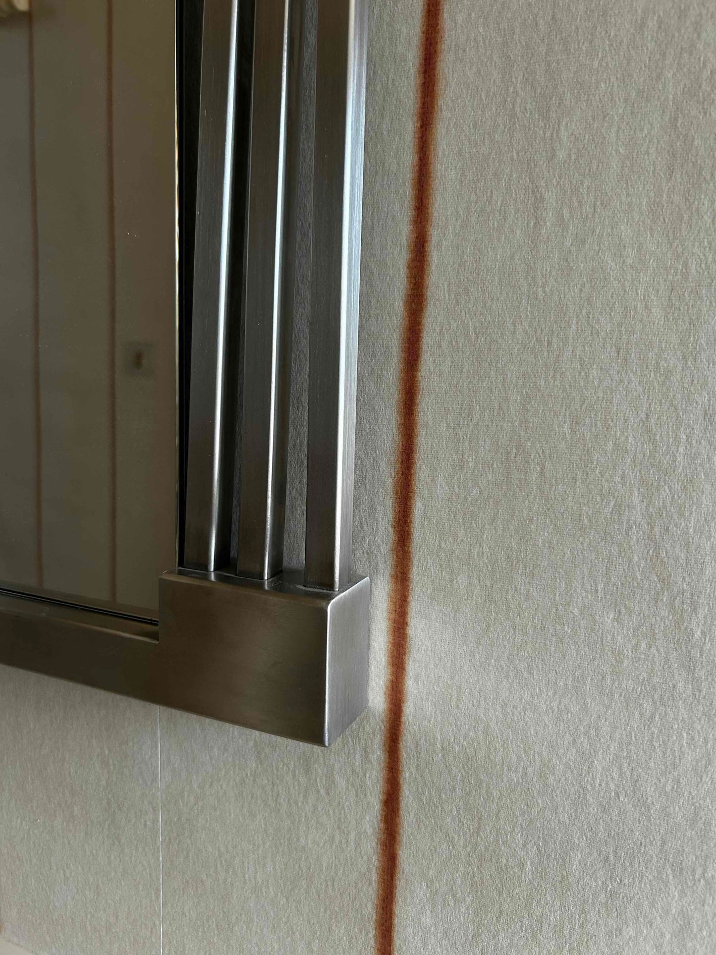 Specchio Mirror, Brushed Chrome